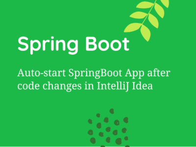 auto-start spring boot appliation